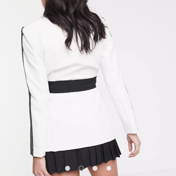 ASOS Paper Dolls black and white blazer - Picture 5 of 13